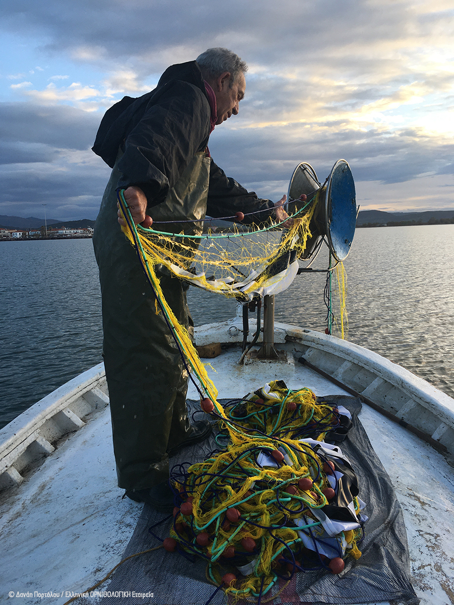 BYCATCH panels fisherman Lesvos Danae Portolou ORNITHOLOGIKI